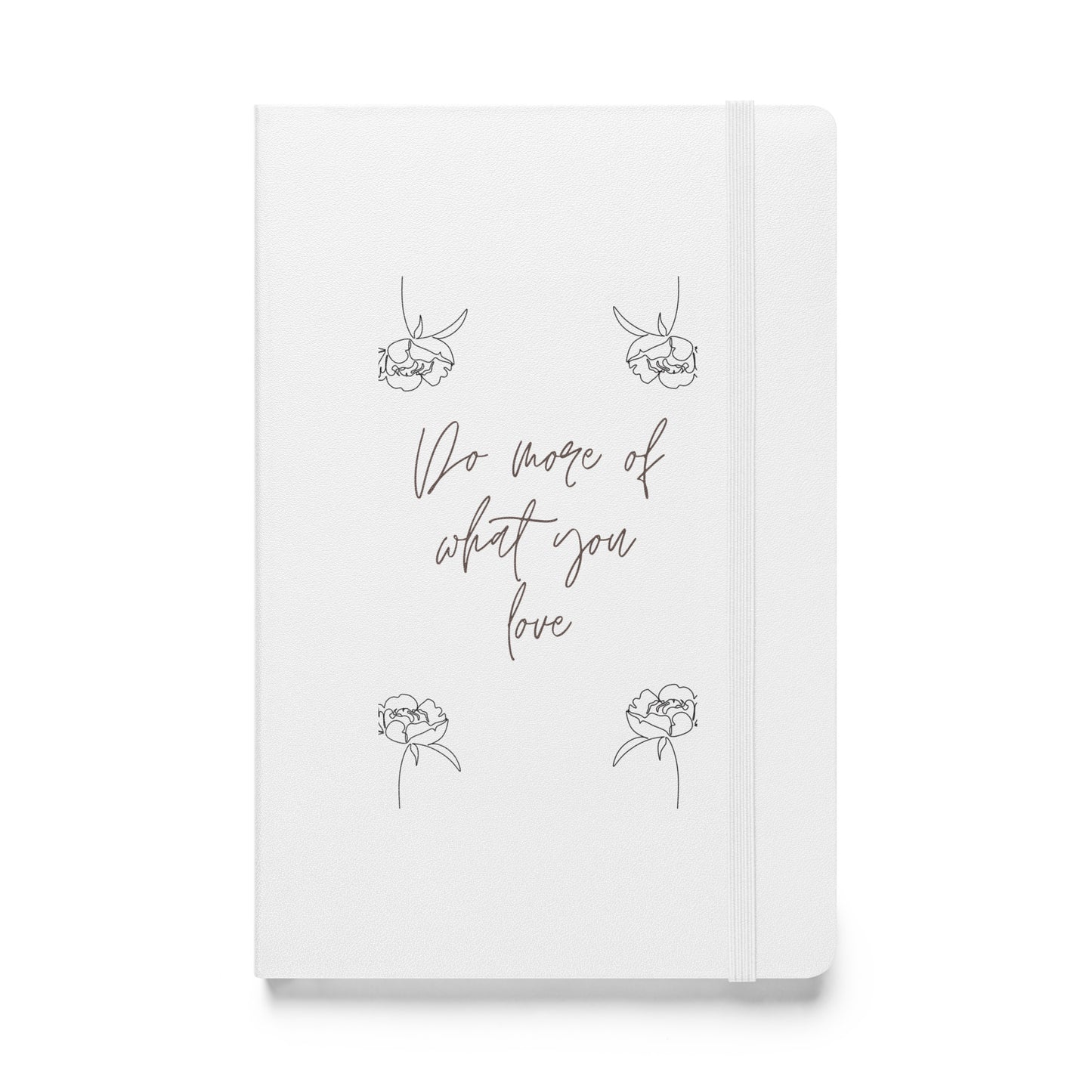 Hardcover bound notebook