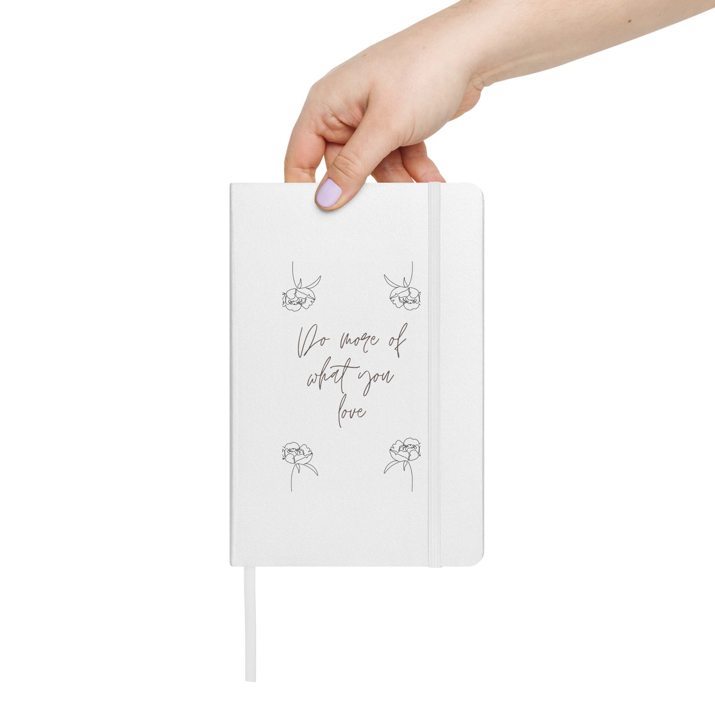 Hardcover bound notebook